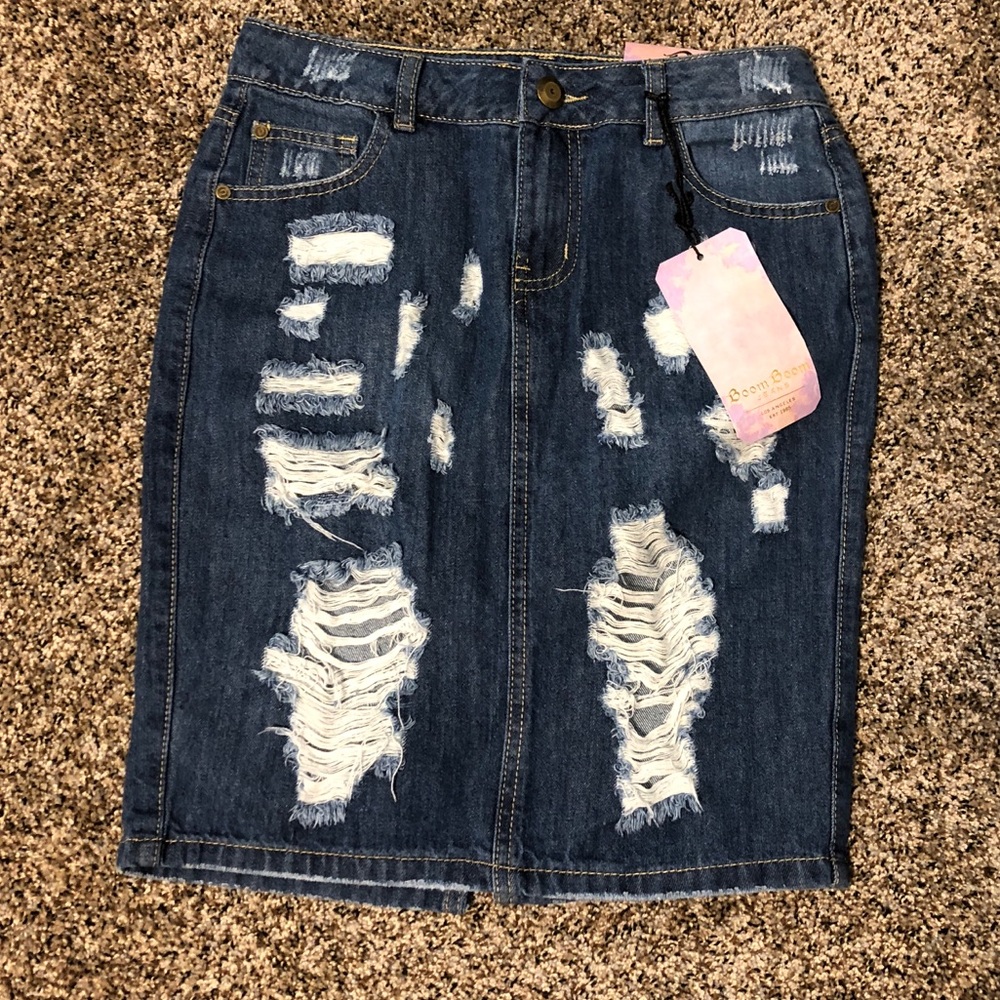 Denim skirt